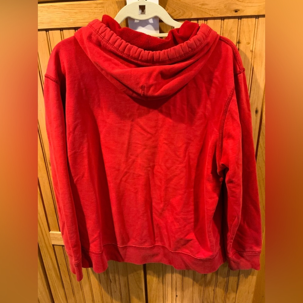 American Eagle Outfitters Bold Red Hoodie Y2K - Picture 3 of 4